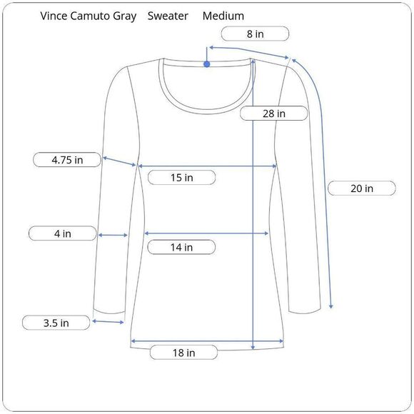 Vince Camuto Gray Layered Sweater - Picture 5 of 5